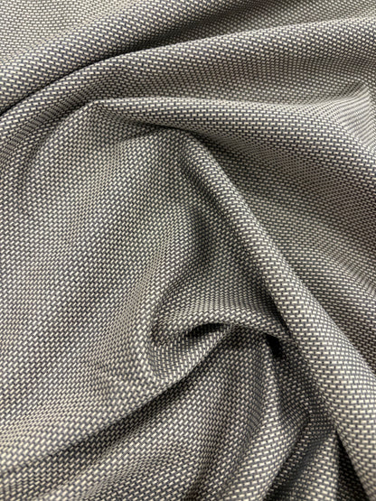HAGRID 023 black/sand cotton colourwoven shirting jacquard