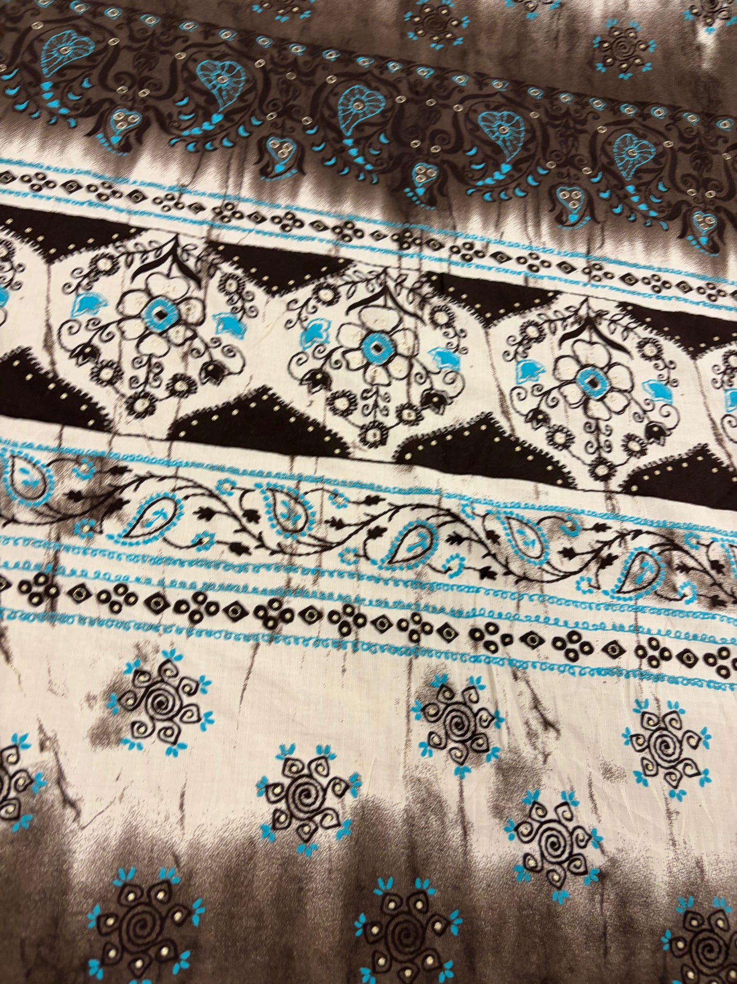 HAGRID 024 Boho style printed  cotton voile