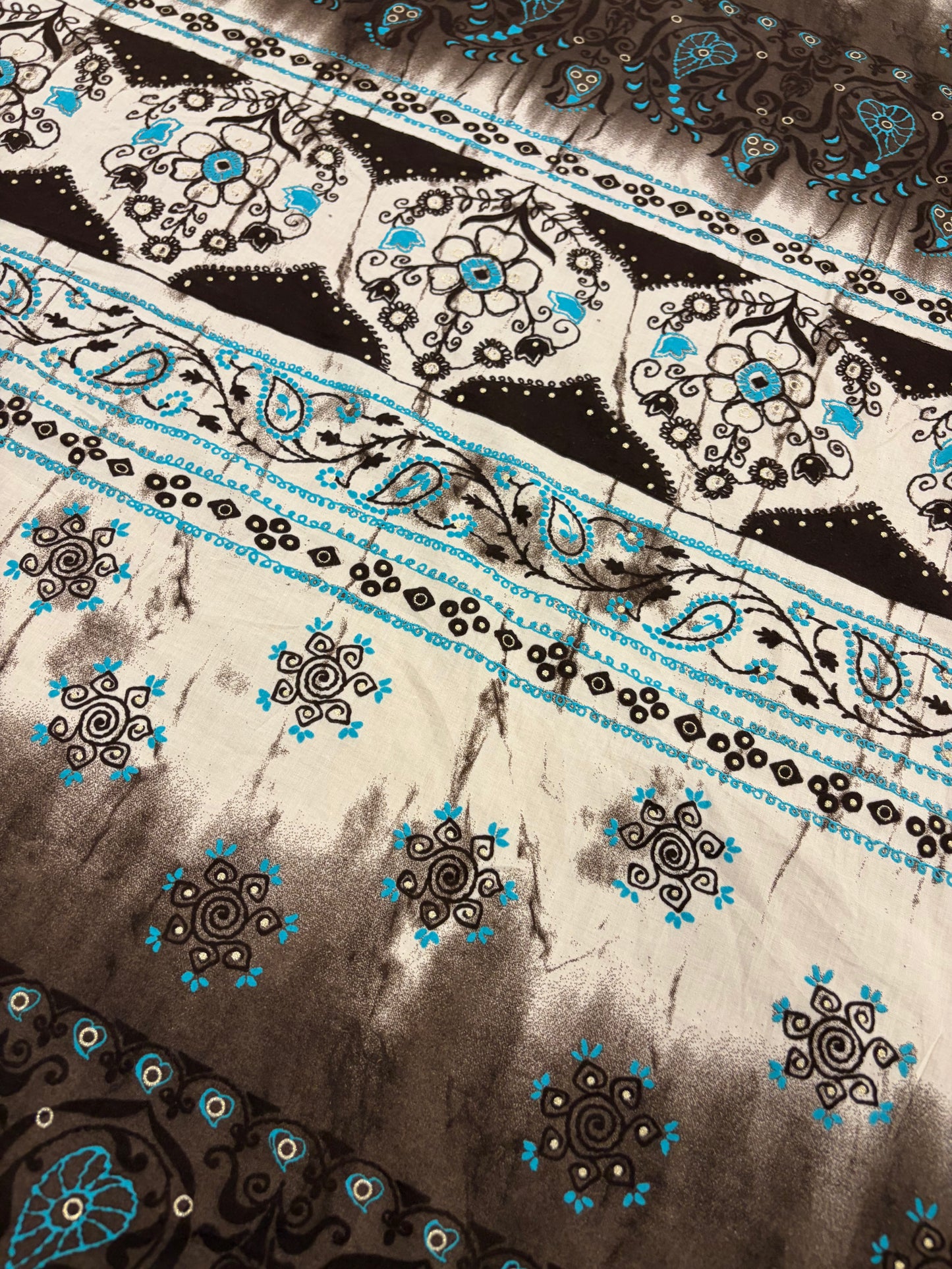 HAGRID 024 Boho style printed  cotton voile