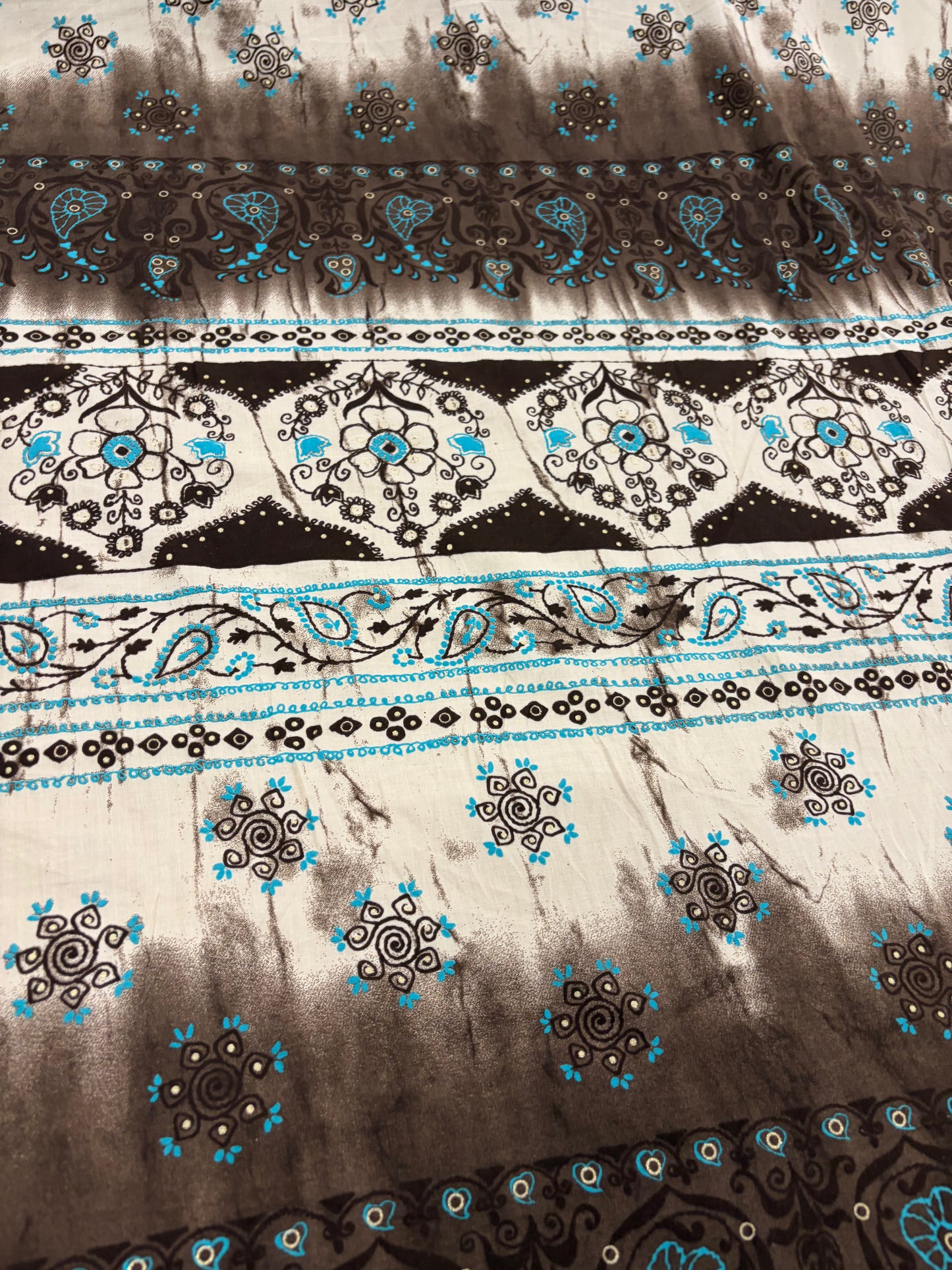 HAGRID 024 Boho style printed  cotton voile