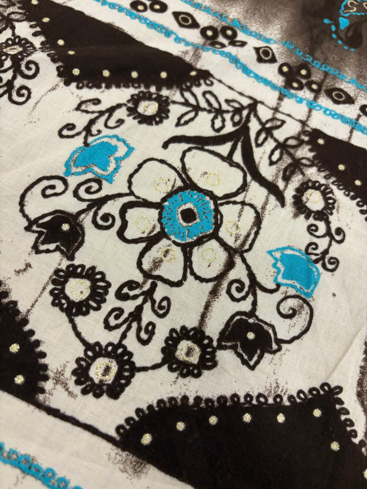 HAGRID 024 Boho style printed  cotton voile