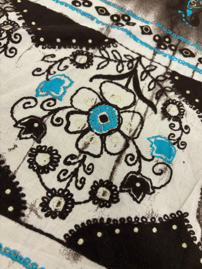 HAGRID 024 Boho style printed  cotton voile