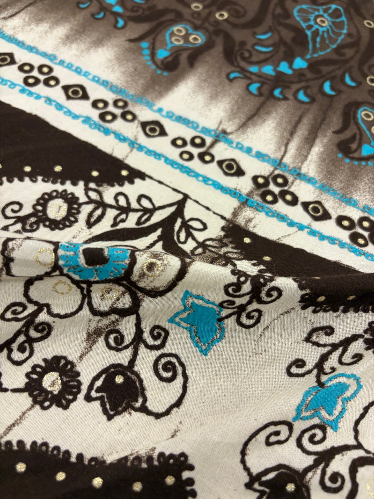 HAGRID 024 Boho style printed  cotton voile