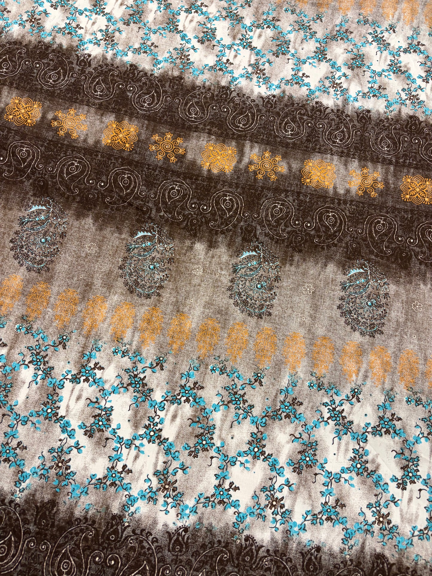 HAGRID 025 Boho style printed  cotton voile