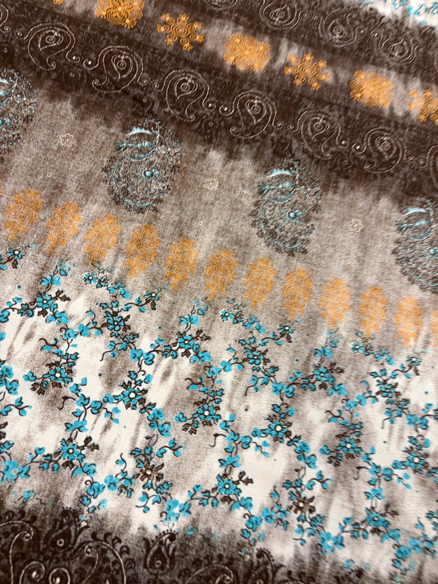 HAGRID 025 Boho style printed  cotton voile