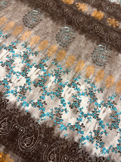 HAGRID 025 Boho style printed  cotton voile