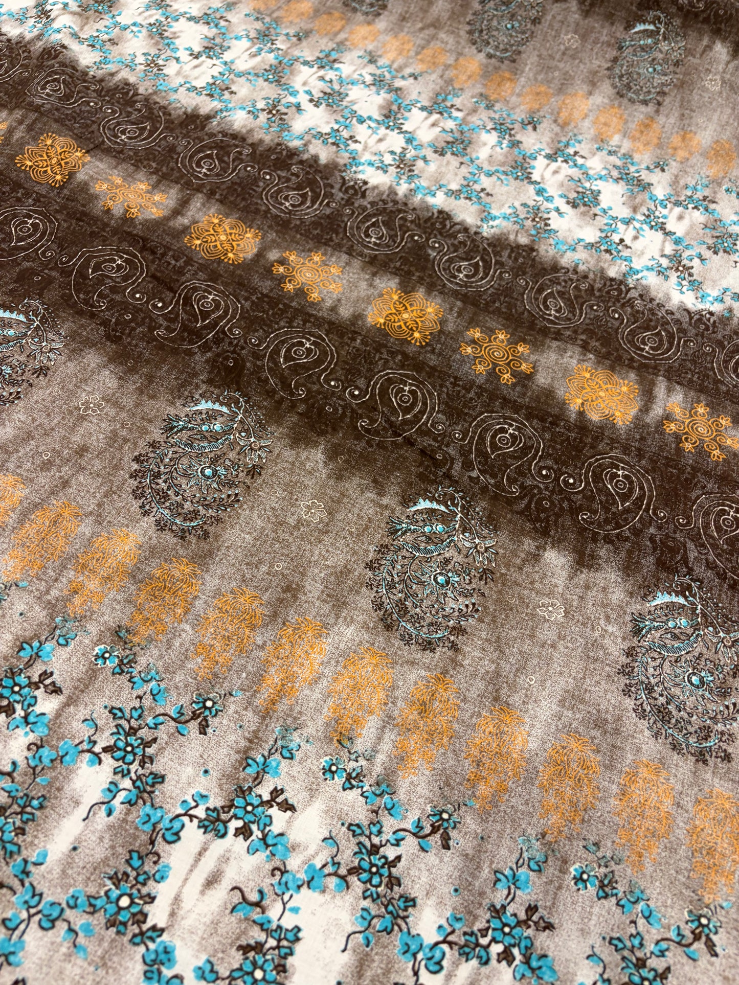 HAGRID 025 Boho style printed  cotton voile