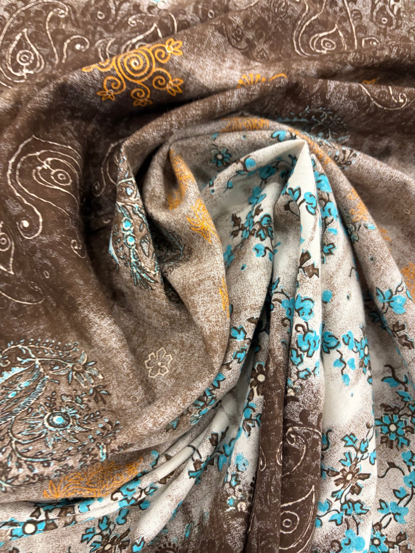 HAGRID 025 Boho style printed  cotton voile