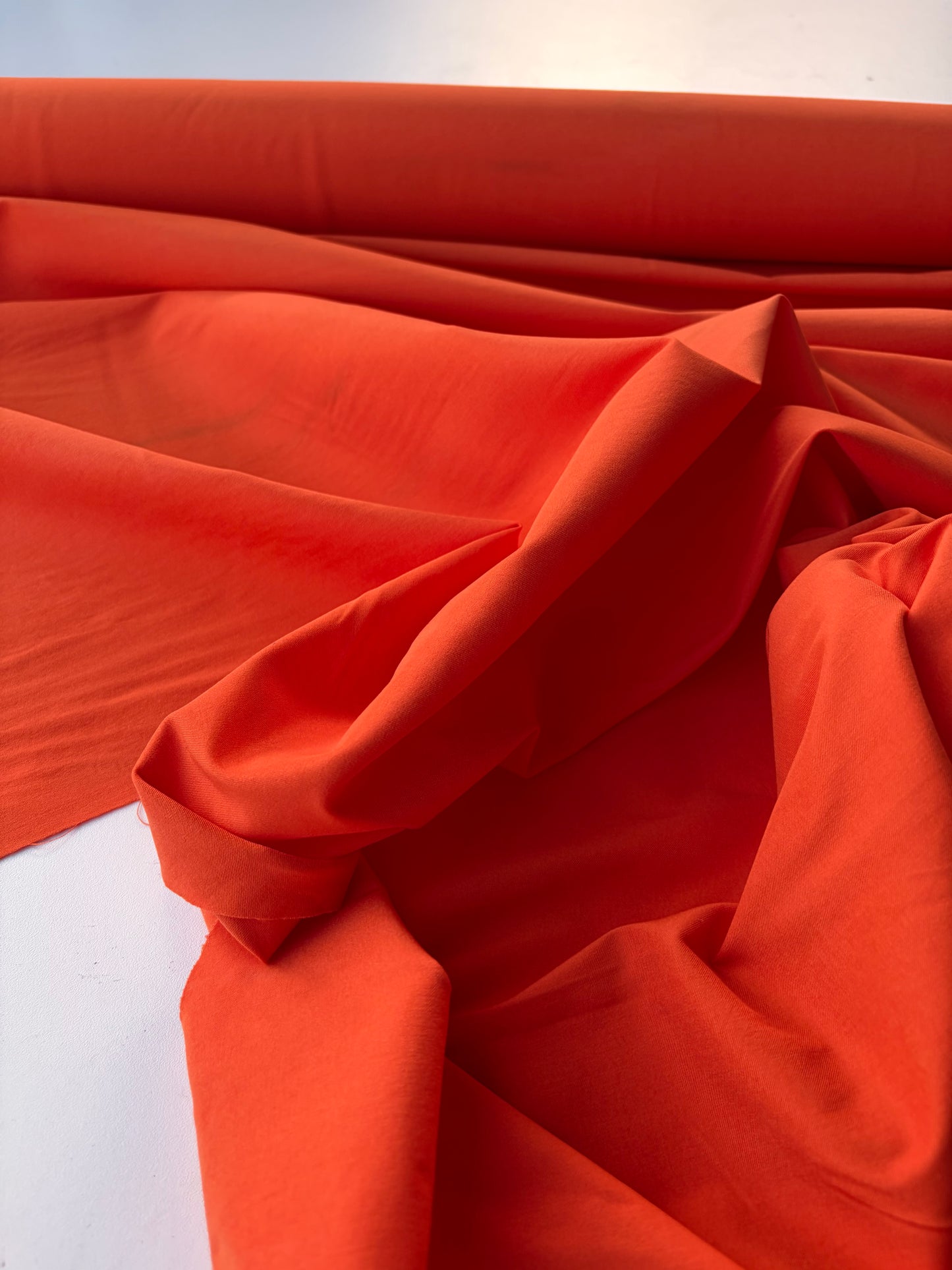 MOE 044 orange bengaline fabric