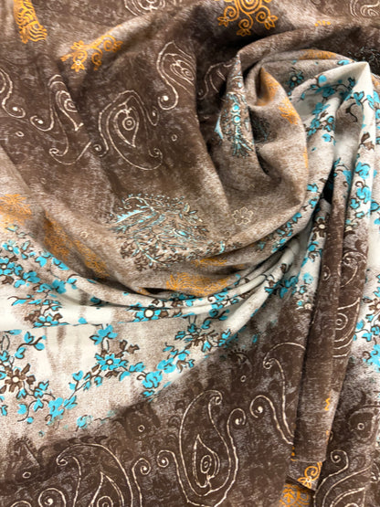 HAGRID 025 Boho style printed  cotton voile