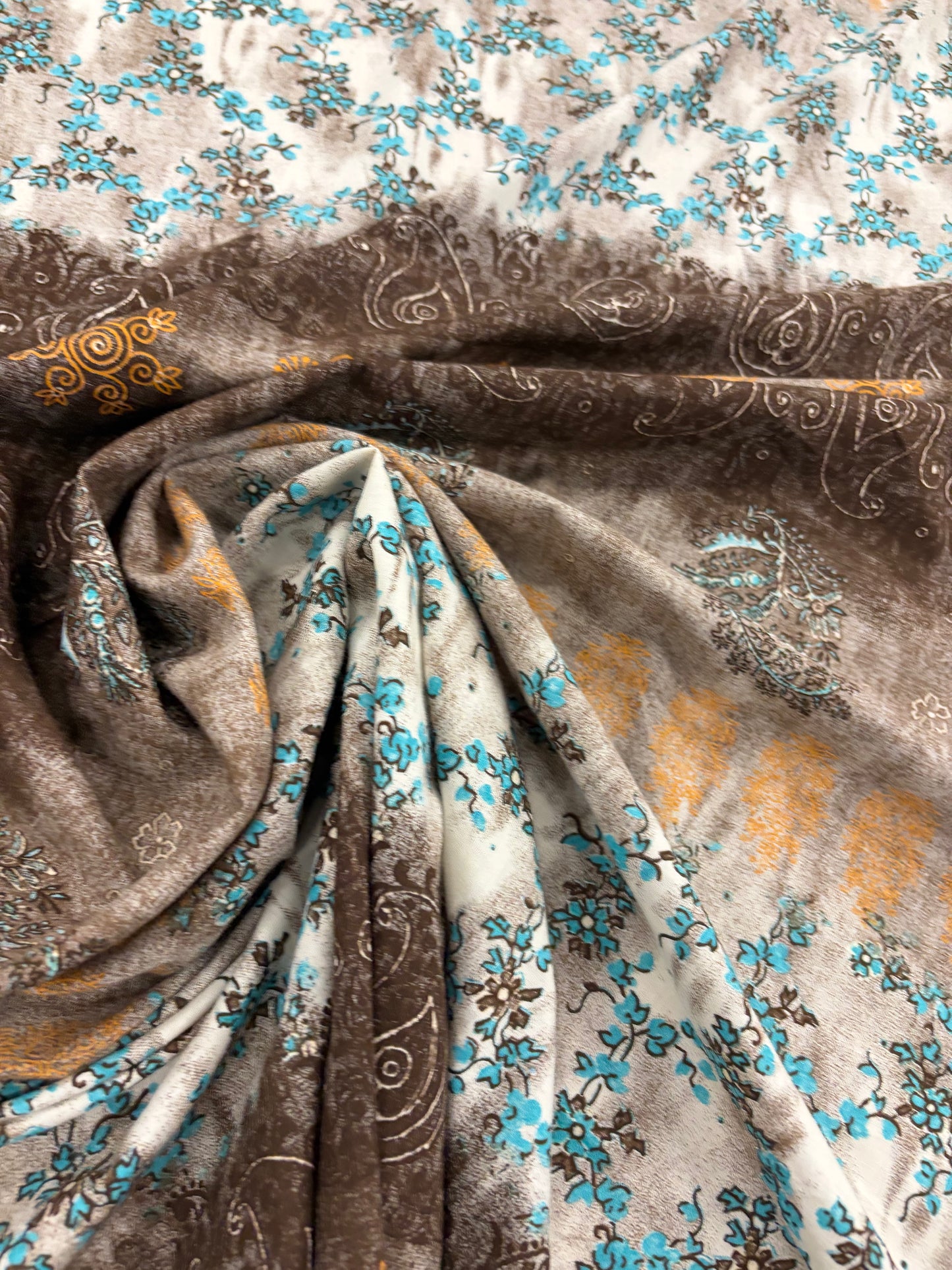 HAGRID 025 Boho style printed  cotton voile