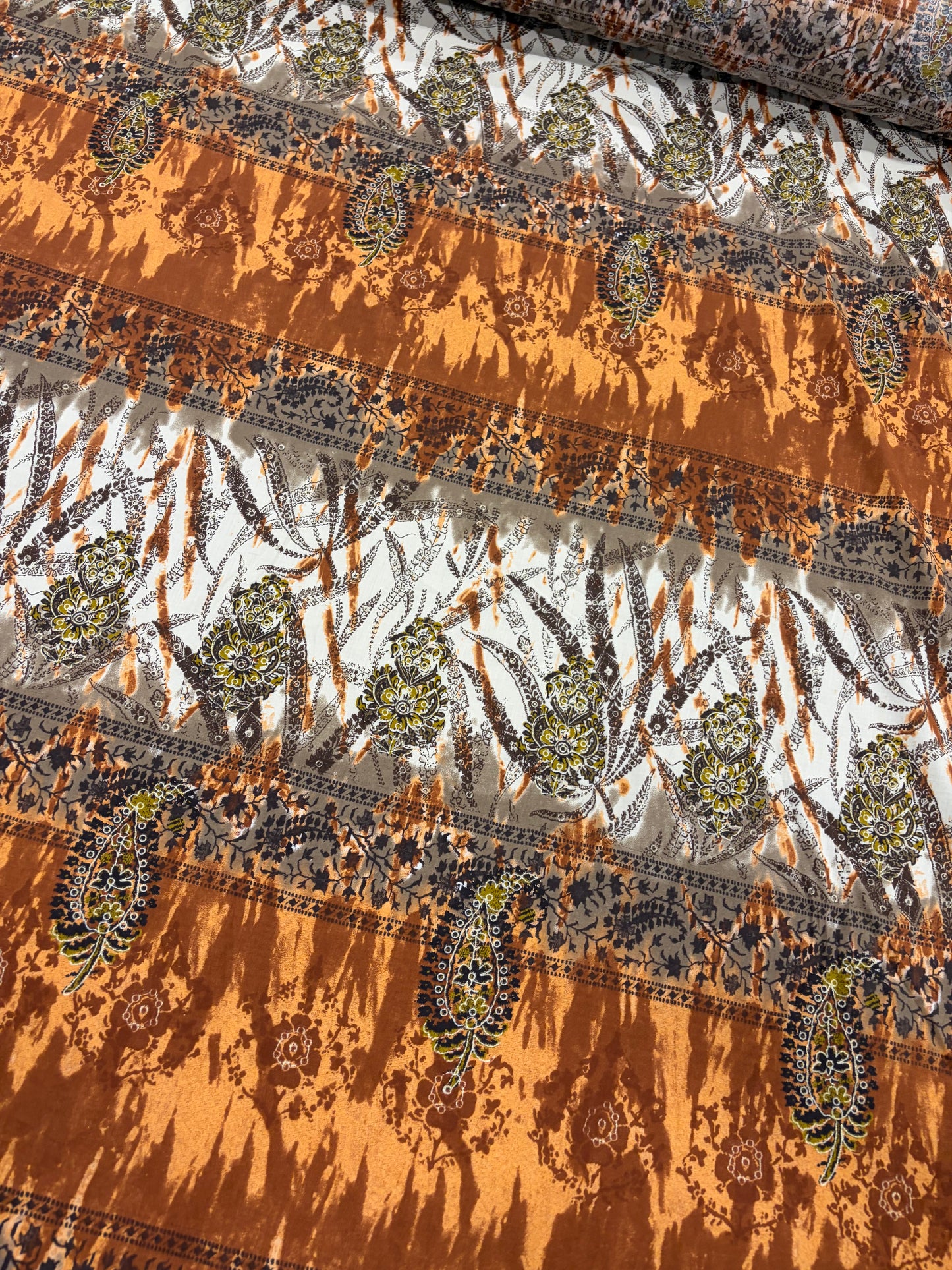 HAGRID 026 Boho style printed  cotton voile