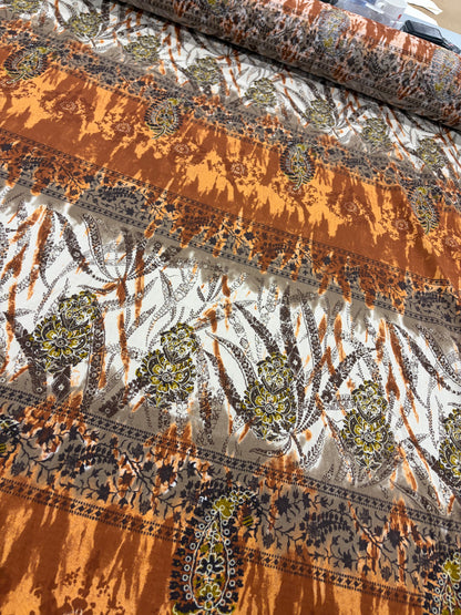 HAGRID 026 Boho style printed  cotton voile