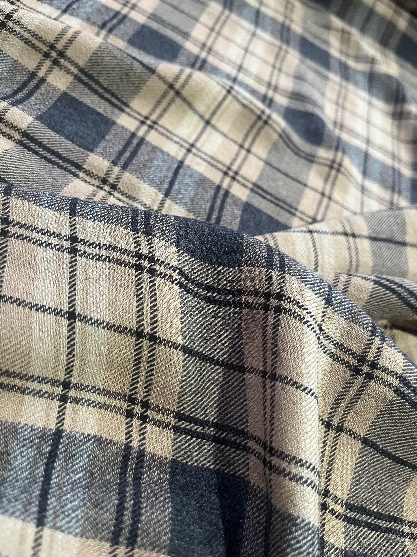 BRIAN 030 cotton check light flannel