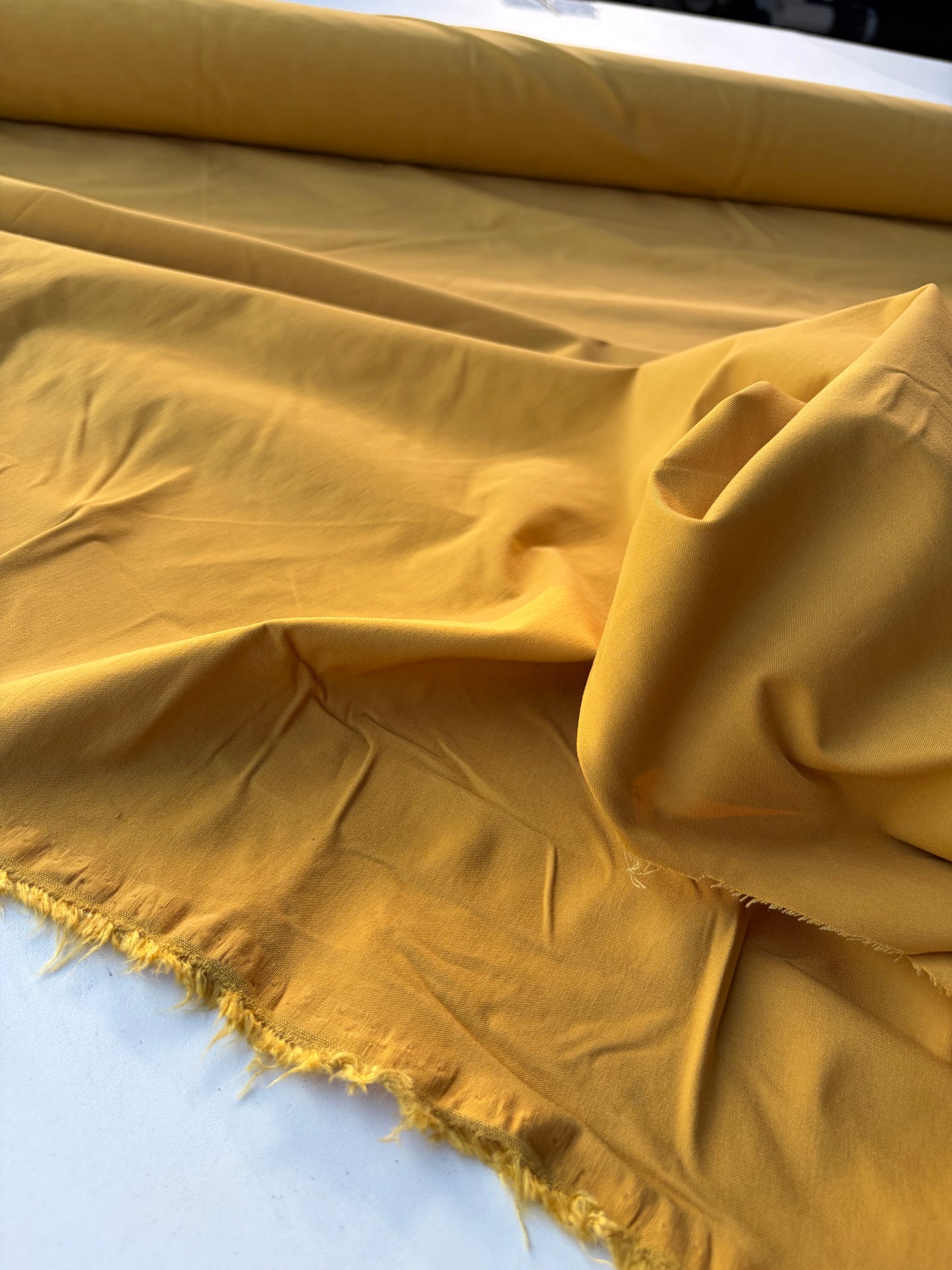 MOE 047 mustard  bengaline fabric