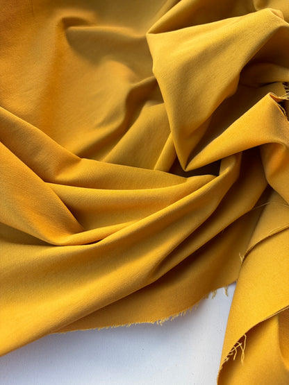 MOE 047 mustard  bengaline fabric
