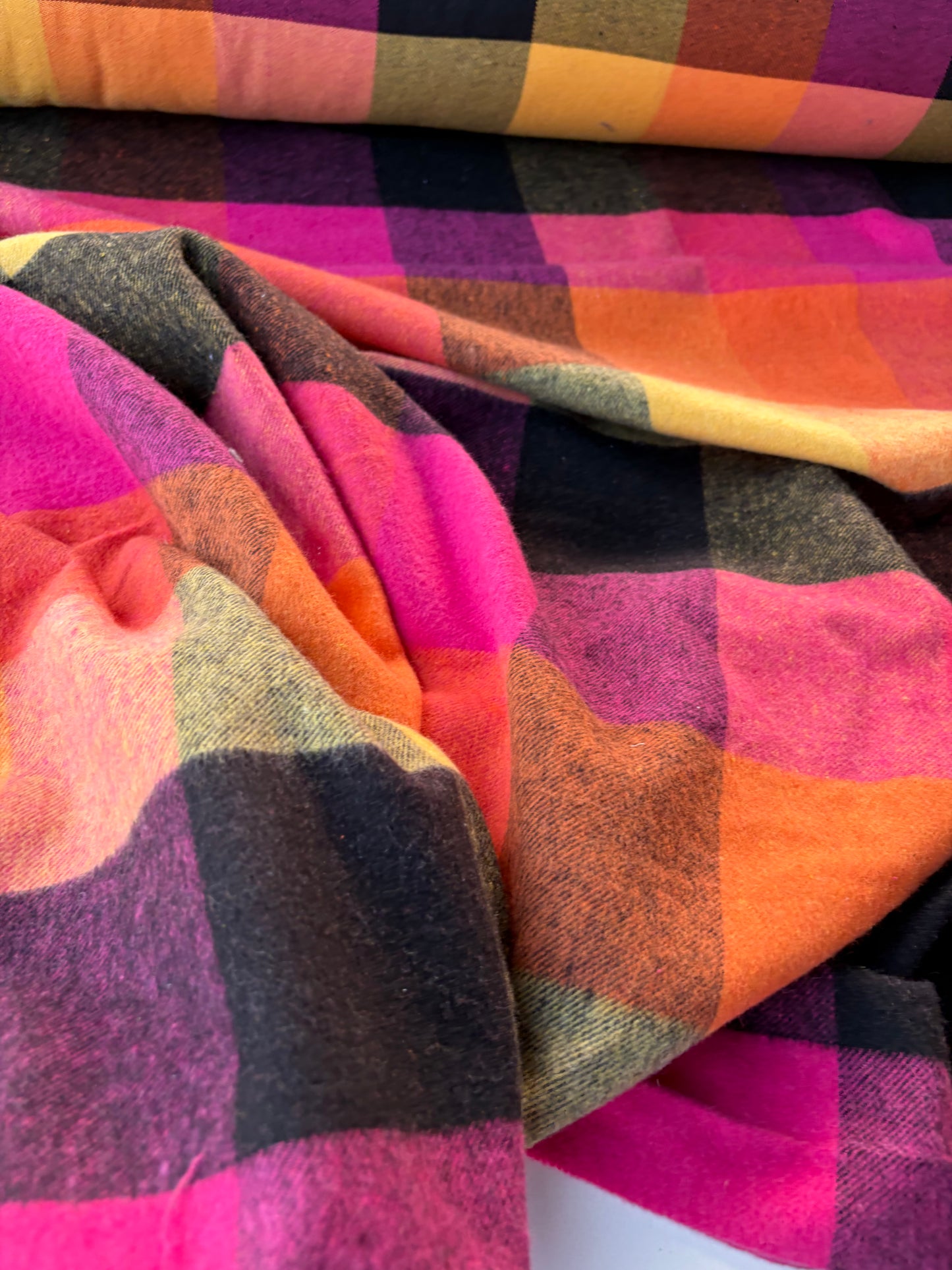 MOE 048 heavy cotton flannel check