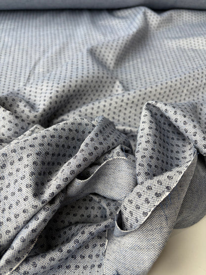 PC FLORIAN 007 cotton piqué indigo small design