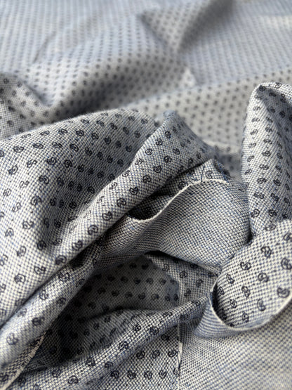 PC FLORIAN 007 cotton piqué indigo small design
