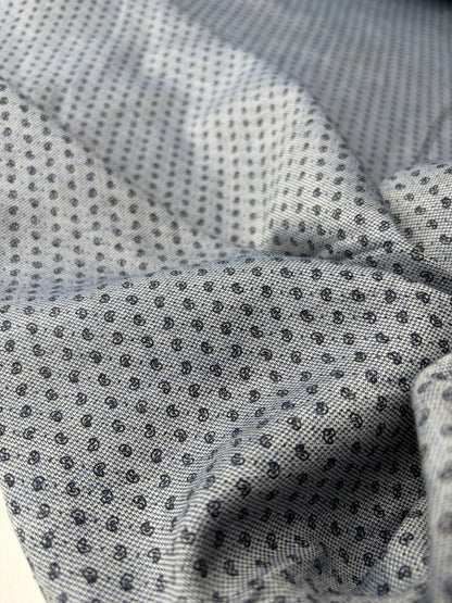 PC FLORIAN 007 cotton piqué indigo small design
