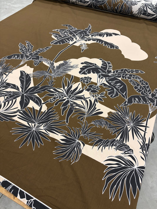 HAGRID 031 jungle style printed  cotton voile