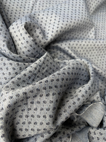 PC FLORIAN 007 cotton piqué indigo small design