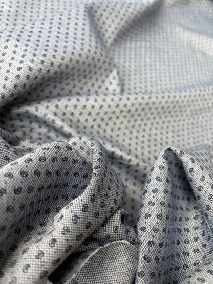 PC FLORIAN 007 cotton piqué indigo small design
