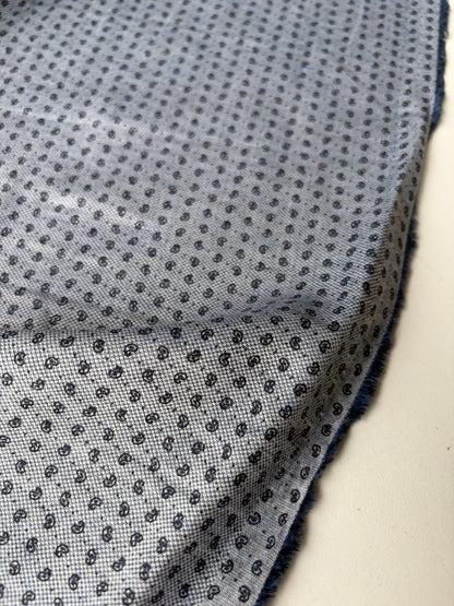 PC FLORIAN 007 cotton piqué indigo small design