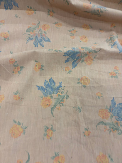 HAGRID 032soft salmon printed  cotton bachette