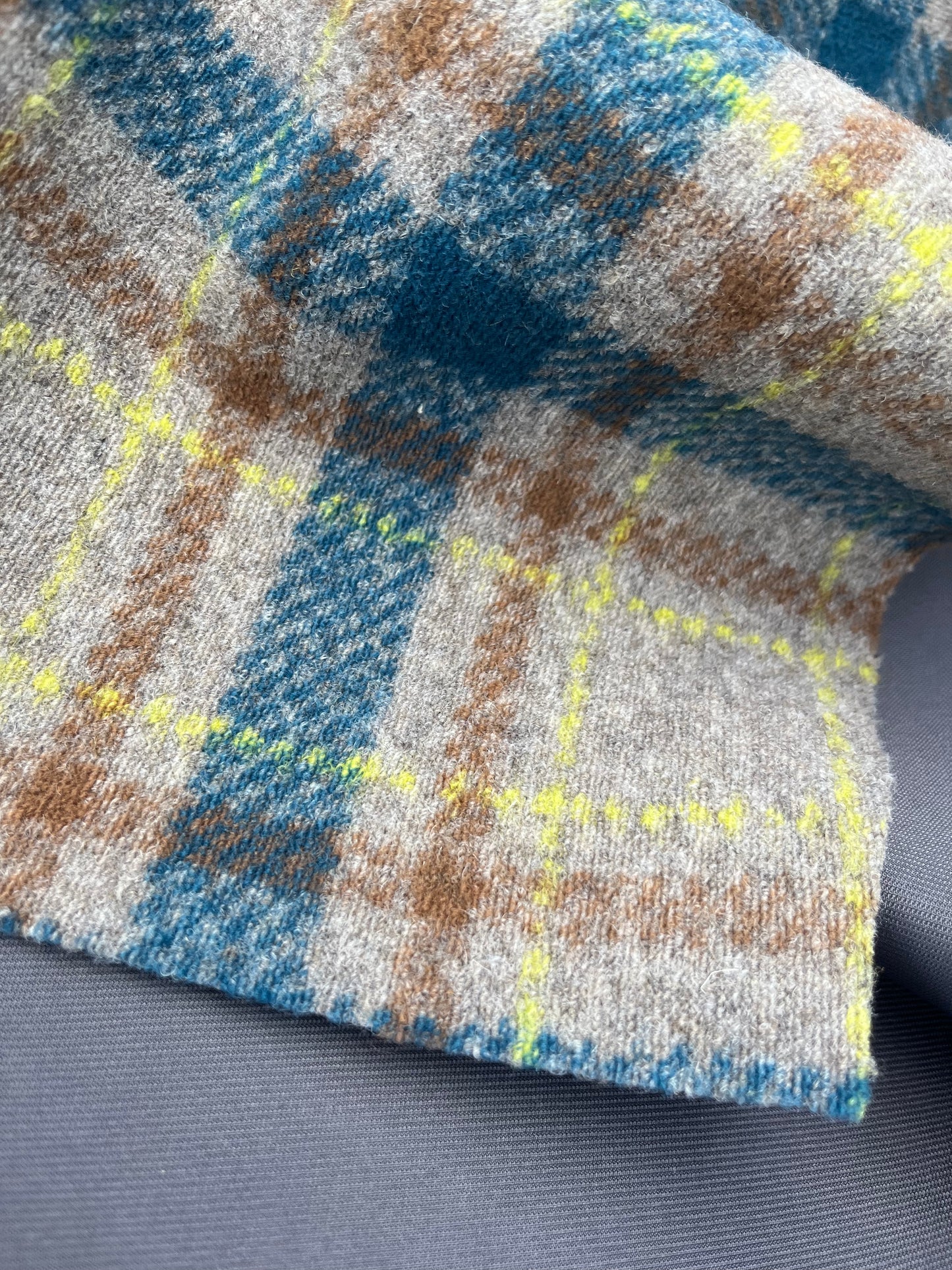 WOOLY 014 wool check double face