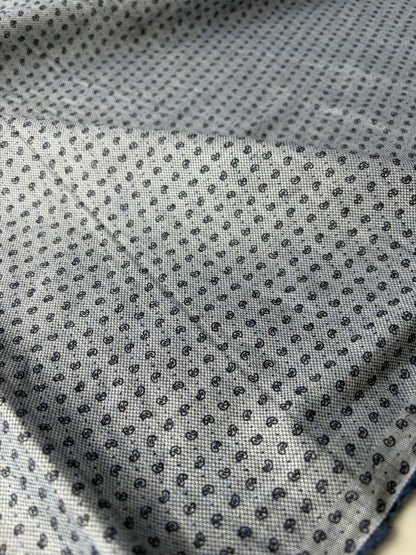 PC FLORIAN 007 cotton piqué indigo small design