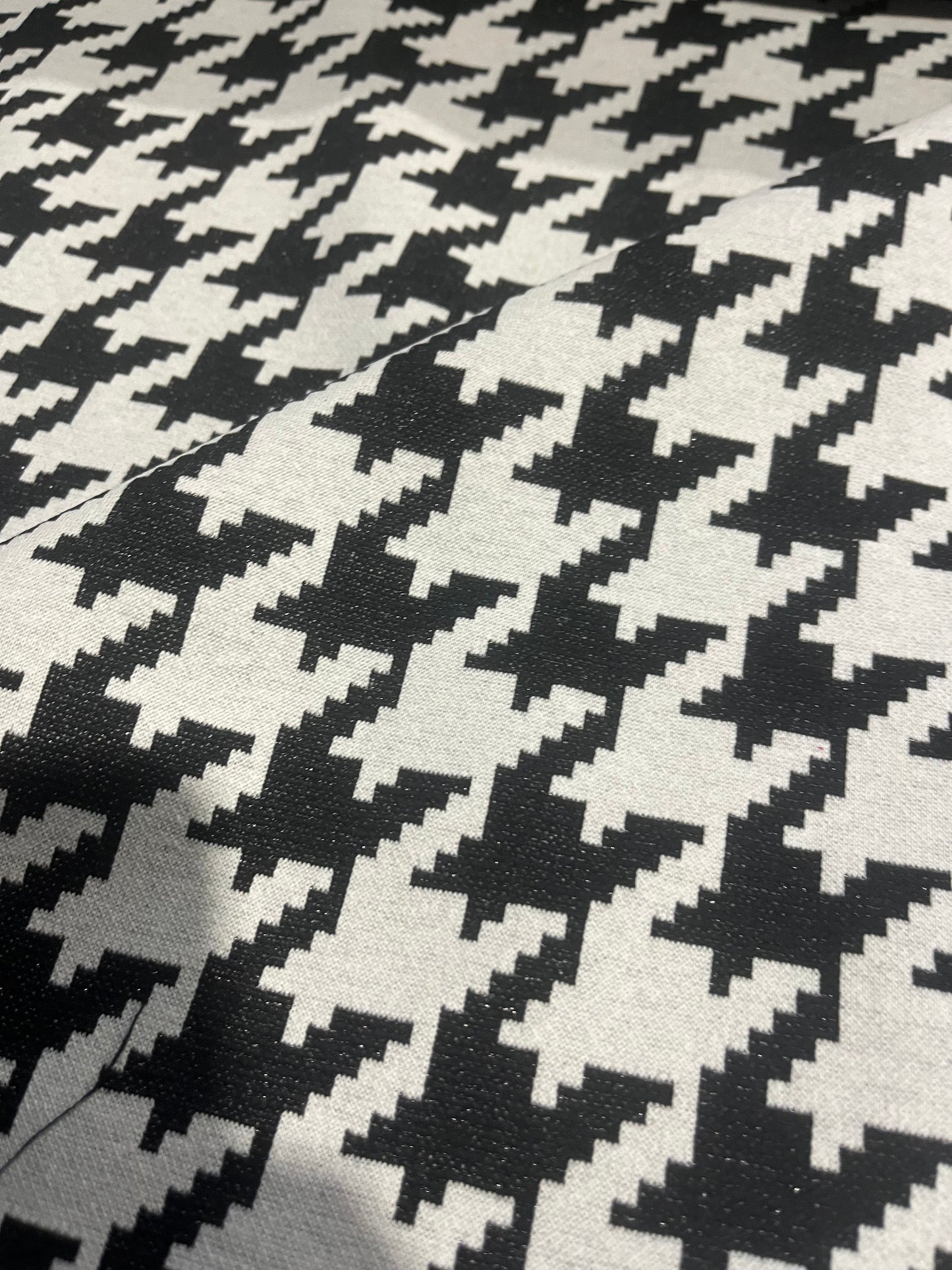 BRIAN 031 heavy cotton jersey jacquard dogtooth