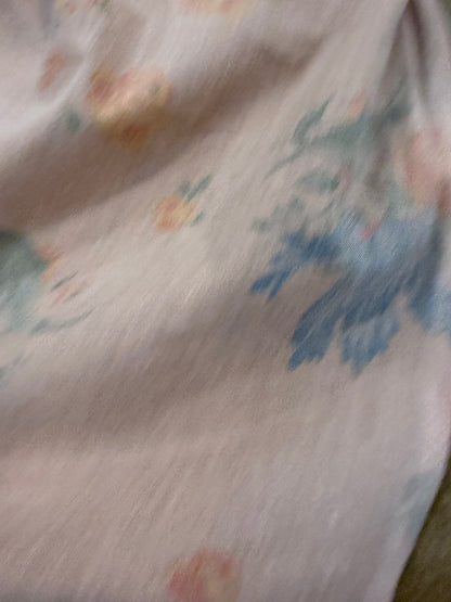HAGRID 032soft salmon printed  cotton bachette