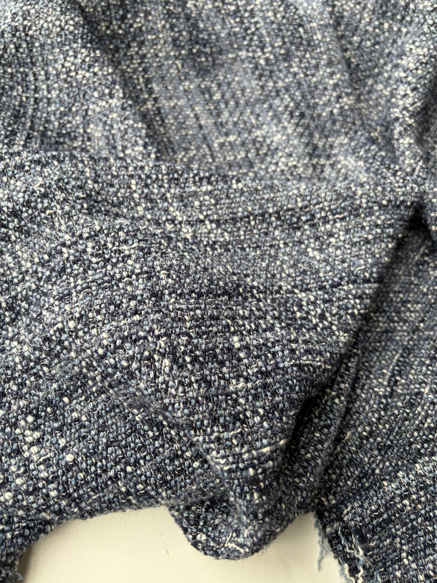 FLORIAN 009 cotton tweed blue mélange