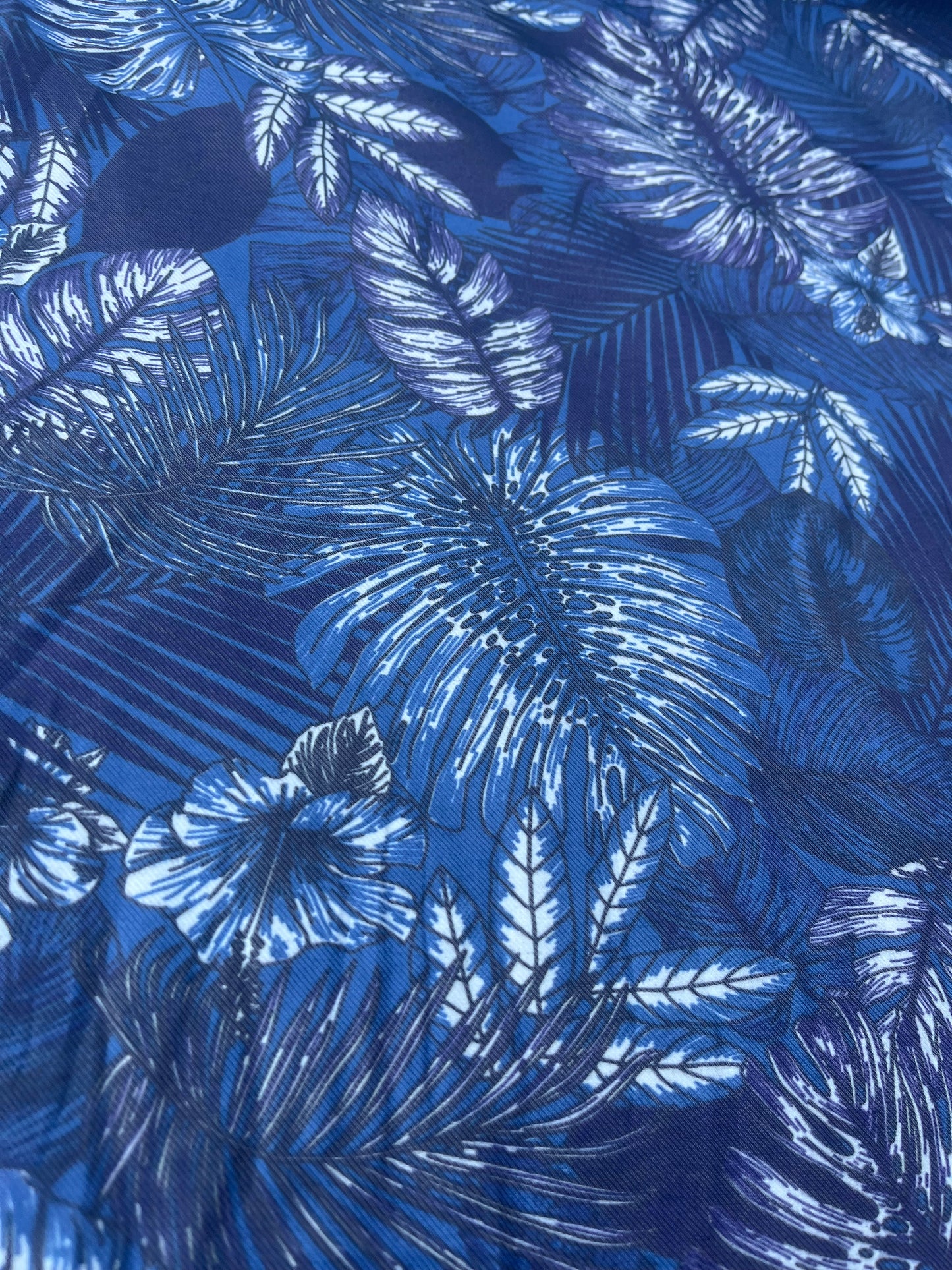CASIMIR 017 viscose silk "blue jungle"