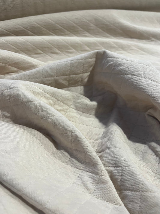 BRIAN 037 quilted cotton jersey sand