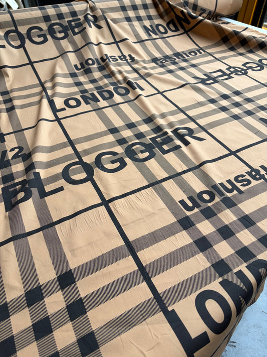 PC FLORIAN 014 cotton poplin stretch  "London blogger"