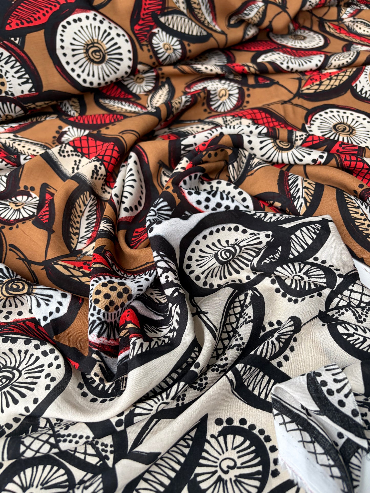 FLORIAN 015 viscose borderprint