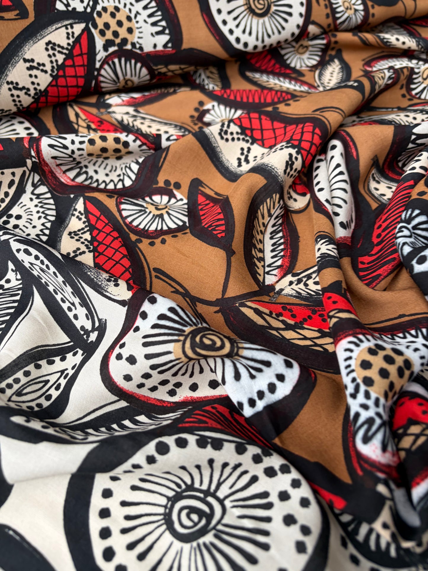 FLORIAN 015 viscose borderprint