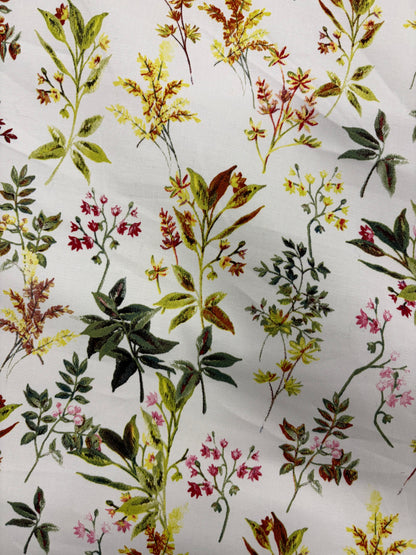 HAGRID 018 floral print cotton twill stretch