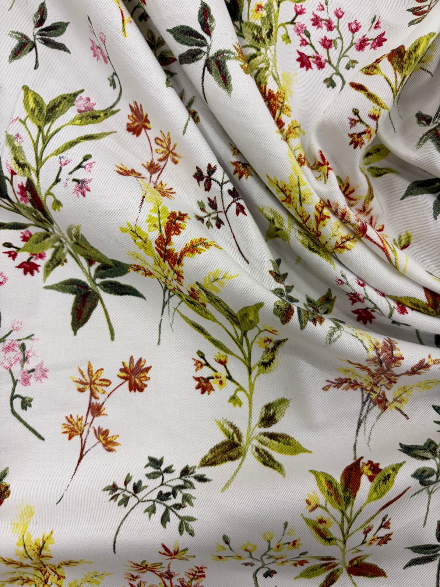 HAGRID 018 floral print cotton twill stretch