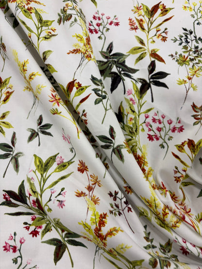 HAGRID 018 floral print cotton twill stretch
