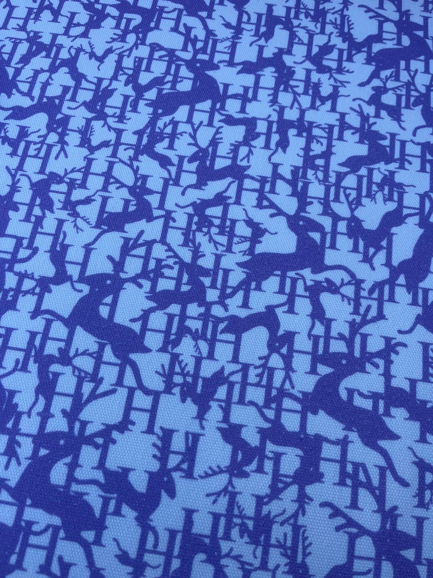 CASIMIR 021 heavy cotton canvas lilac deers