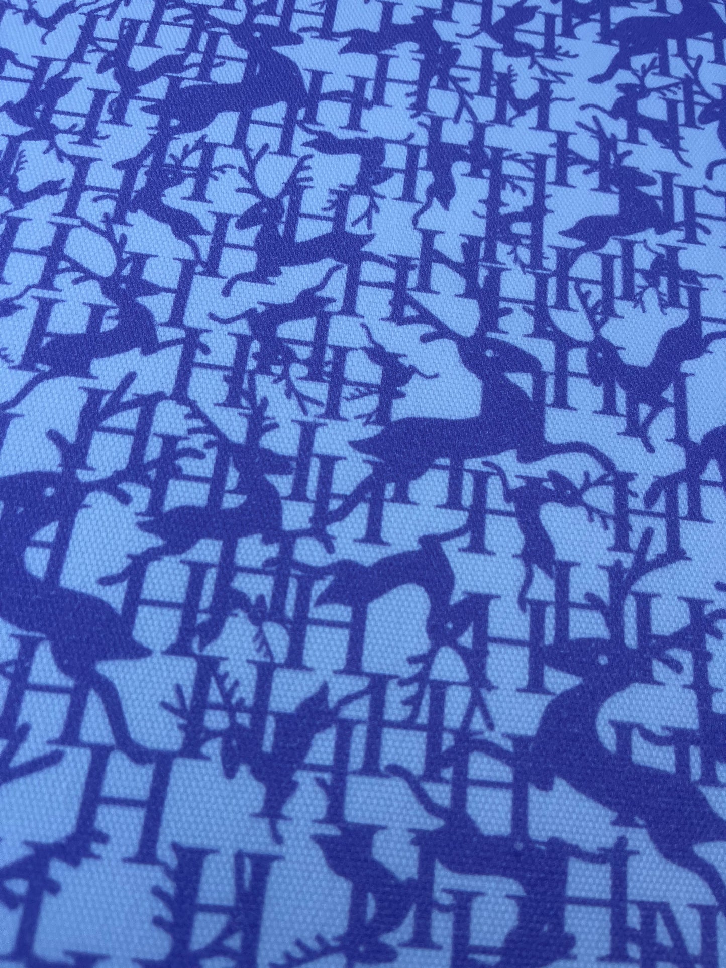 CASIMIR 021 heavy cotton canvas lilac deers