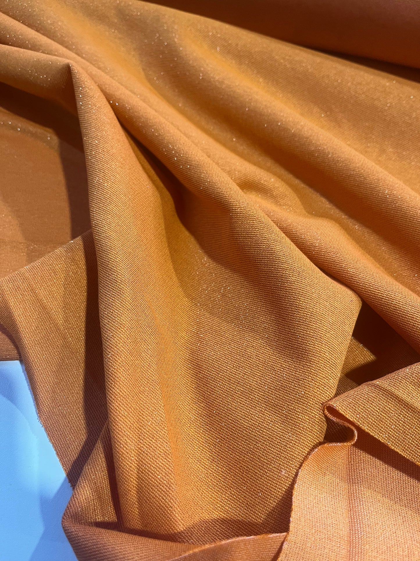 BRIAN 041 viscose/lurex Punto di Roma orange/gold