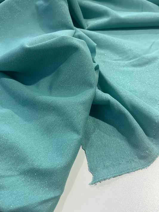 BRIAN 042 viscose/lurex Punto di Roma aqua/gold