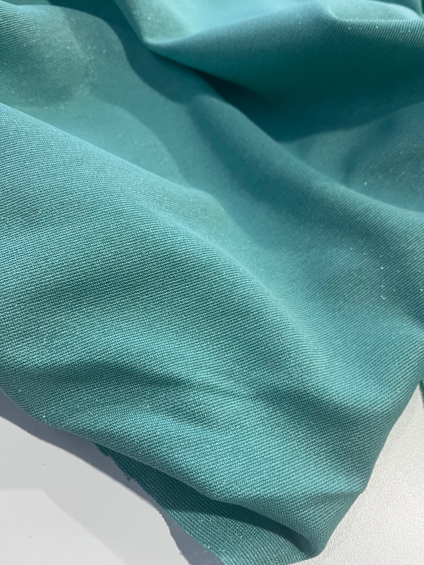 BRIAN 042 viscose/lurex Punto di Roma aqua/gold