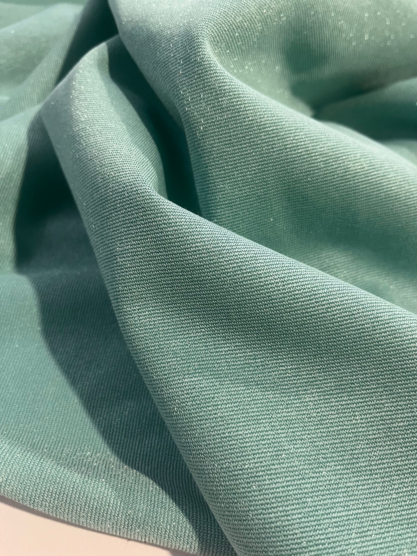 BRIAN 042 viscose/lurex Punto di Roma aqua/gold