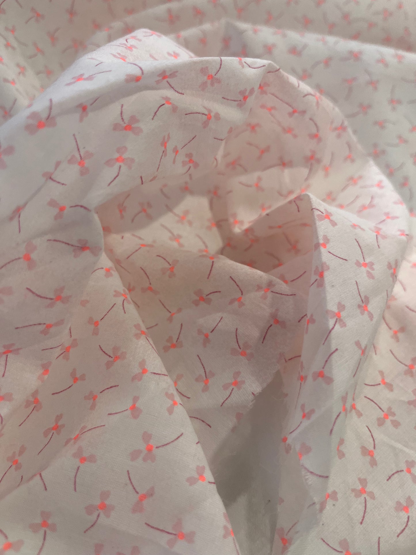 BRIAN 045 cotton voile stretch small flowers