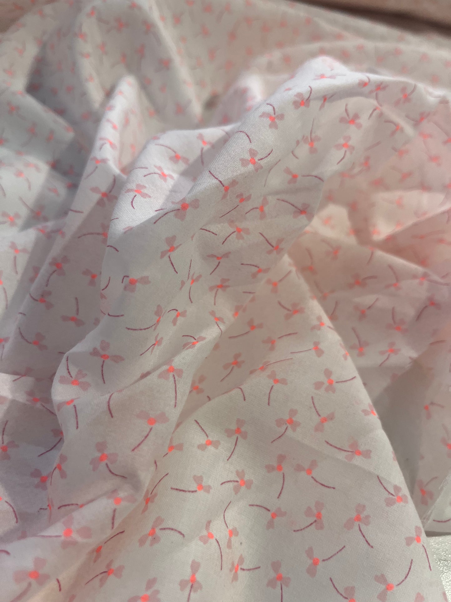 BRIAN 045 cotton voile stretch small flowers